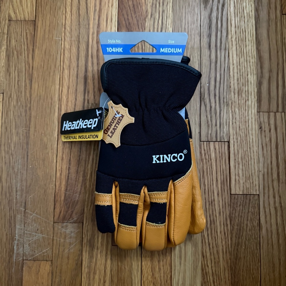 Kinco Thermal HeatKeep Leather Buffalo Synthetic Hybrid Glove